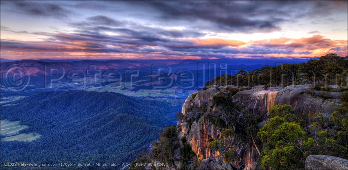 Peter Bellingham Photography Sunset - Mt Buffalo - VIC T (PBH3 00 34240)